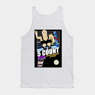 Wrassleman 8-Bit Retro Gaming Pro Wrestling: 5 Count Tank Top